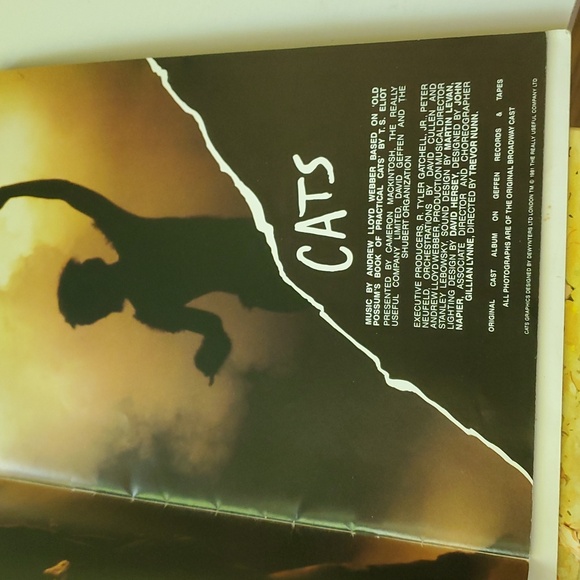 💚 3 For $15 1981 CATS Musical Broadway Program & Cast Bio Insert Chicago - Picture 4 of 7